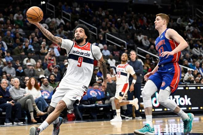 活塞双核爆发送奇才13连败 杜伦砍36+12率队大胜