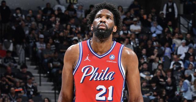 76人核心恩比德因术后恢复缺席G1对阵凯尔特人