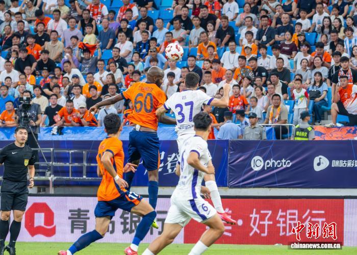 青岛海牛2-0击败天津津门虎 收获保级关键3分 助